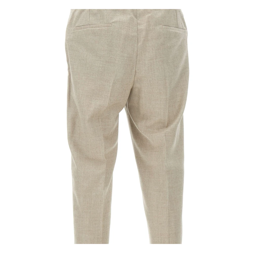 Briglia Heren Flanellen Broek Beige Heren