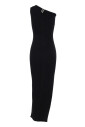 robe-noire-une-epaule-en-tricot-cotele