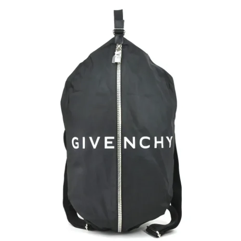 Givenchy Pre-owned Nylon backpacks Black Dames