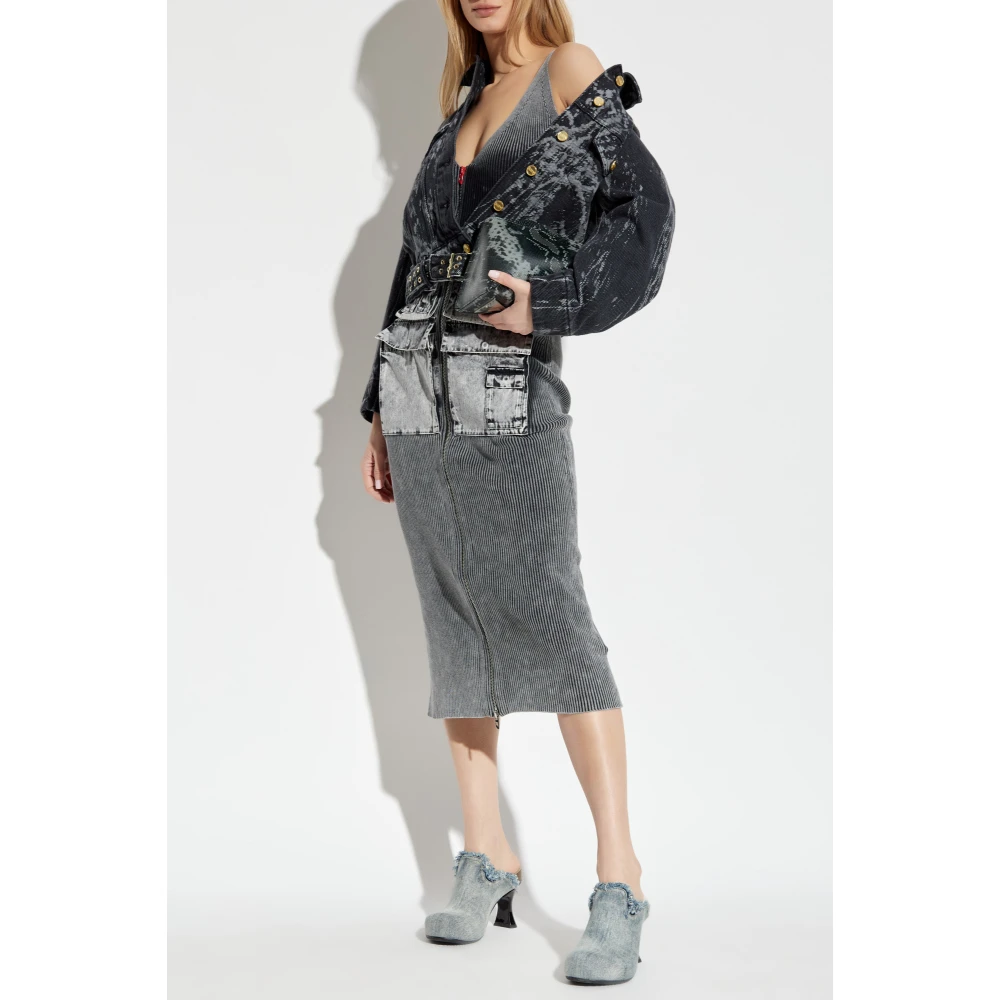 Diesel Jurk M-Melti A17673 Gray Dames