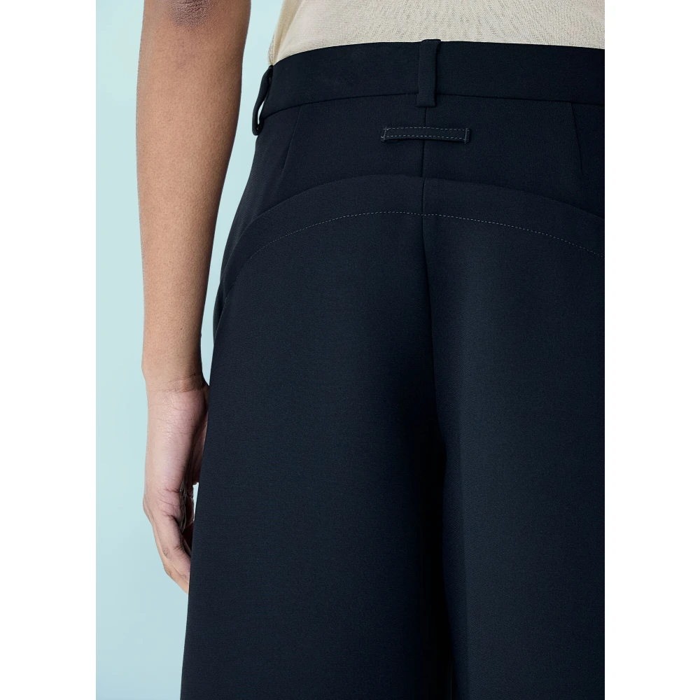 Jean Paul Gaultier Getailleerde broek met paneelconstructie Black Dames