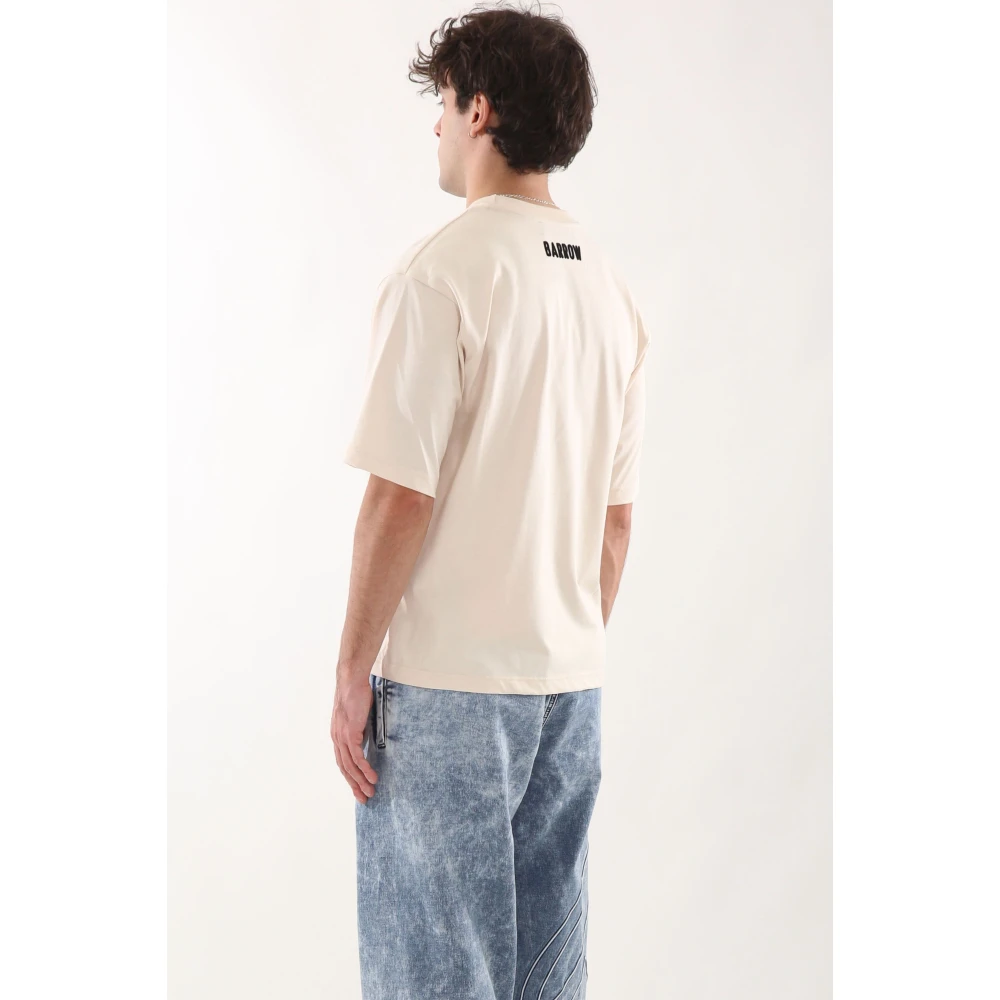 Barrow T-shirt met berenprint Black Heren