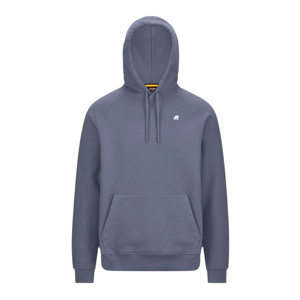 K-way Heren athleisure hoodie met verstelbare capuchon Blue Heren