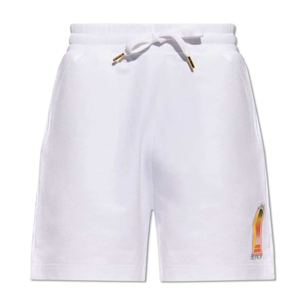Casablanca Katoenen shorts White Heren