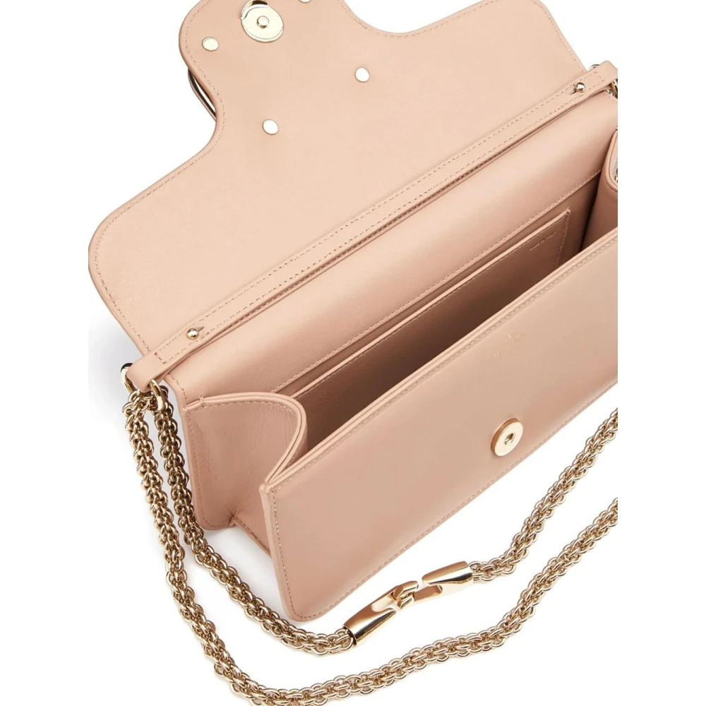 Valentino Garavani Stijlvolle Schoudertas met Unieke Stijl Beige Dames