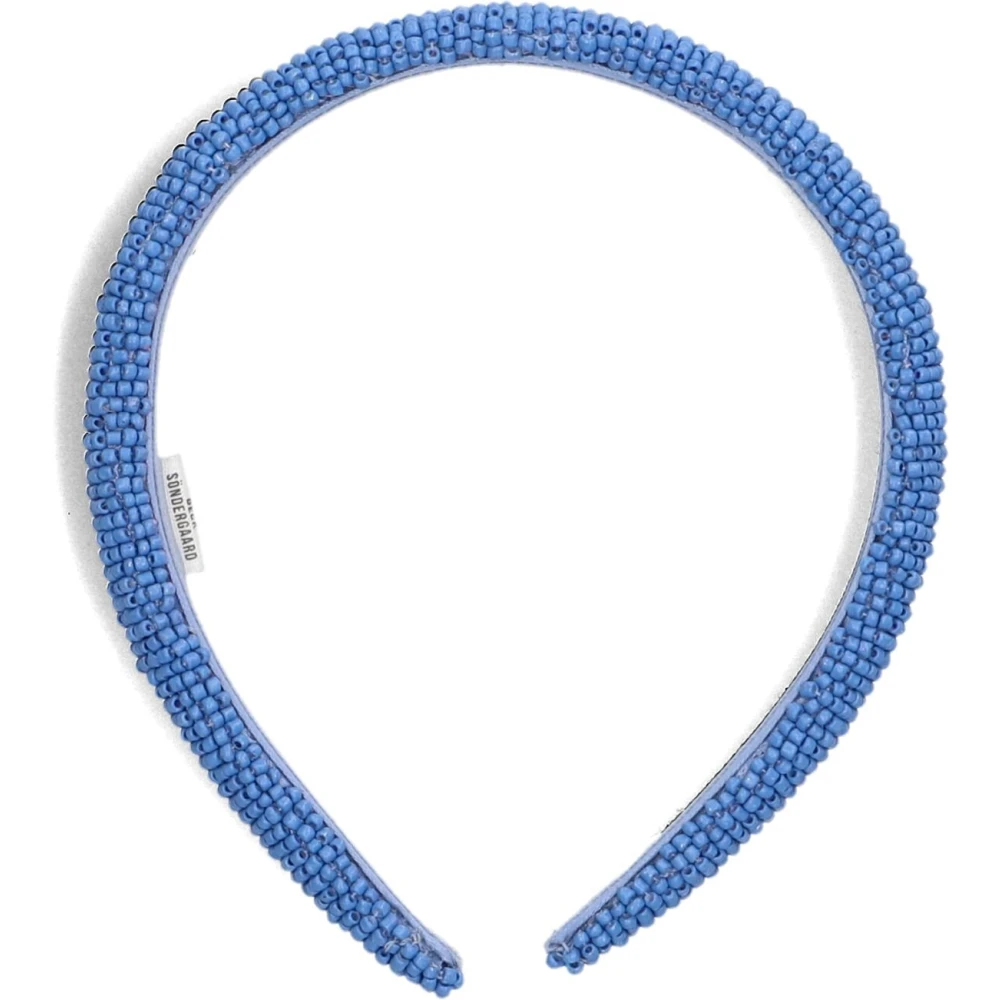 Becksöndergaard Paarse kralen haarband Solid Slim Blue Dames