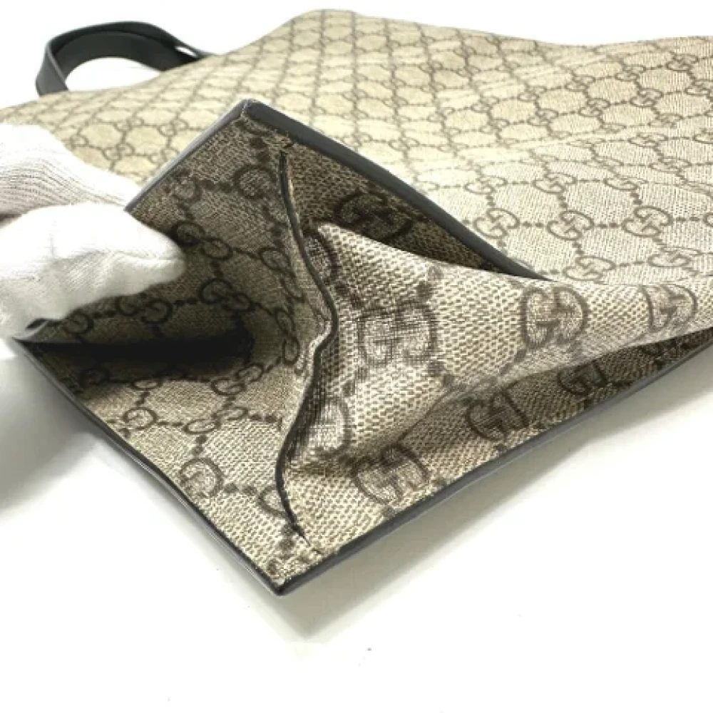 Gucci Vintage Pre-owned Canvas gucci-bags Beige Dames