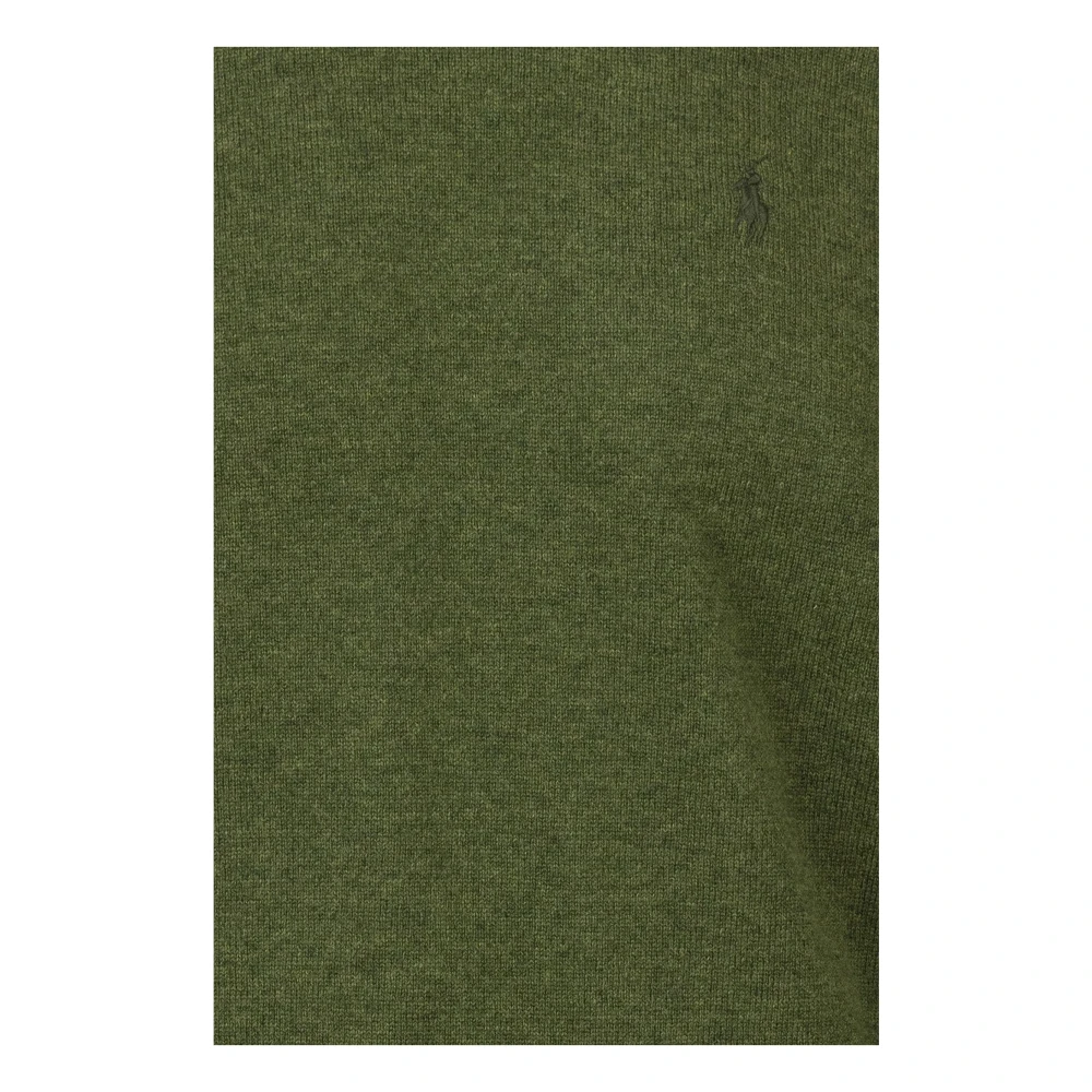 Ralph Lauren Groene wollen trui met Polo Pony motief Green Heren