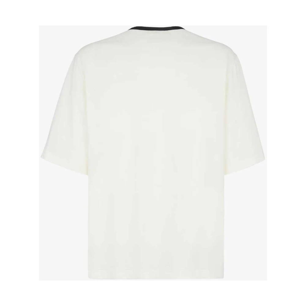 Fendi Natuurlijke Shaded T-Shirt White Heren