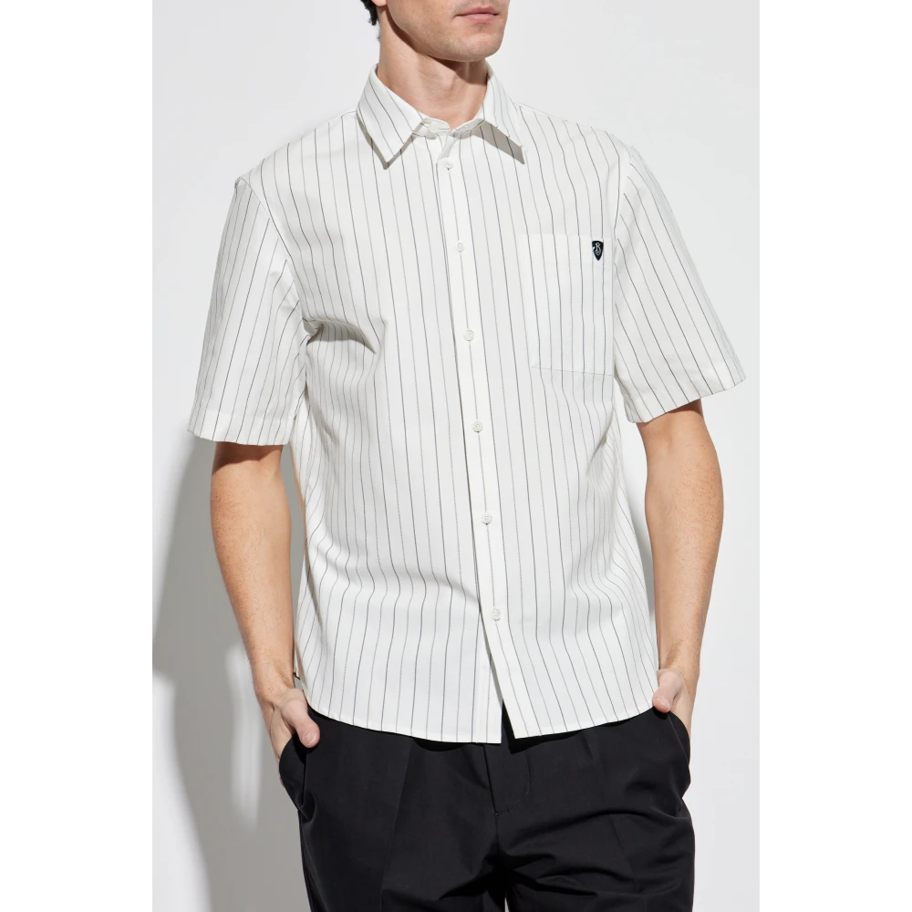 Burberry Gestreept shirt White Heren