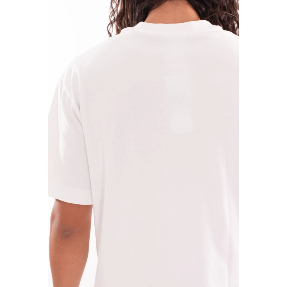 Lacoste Losse Croc Tee in 001 White Heren