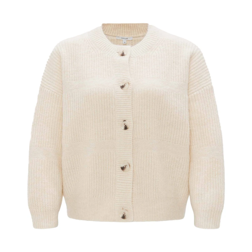 Opus Stijlvolle Pullover met Damila Detail Beige Dames