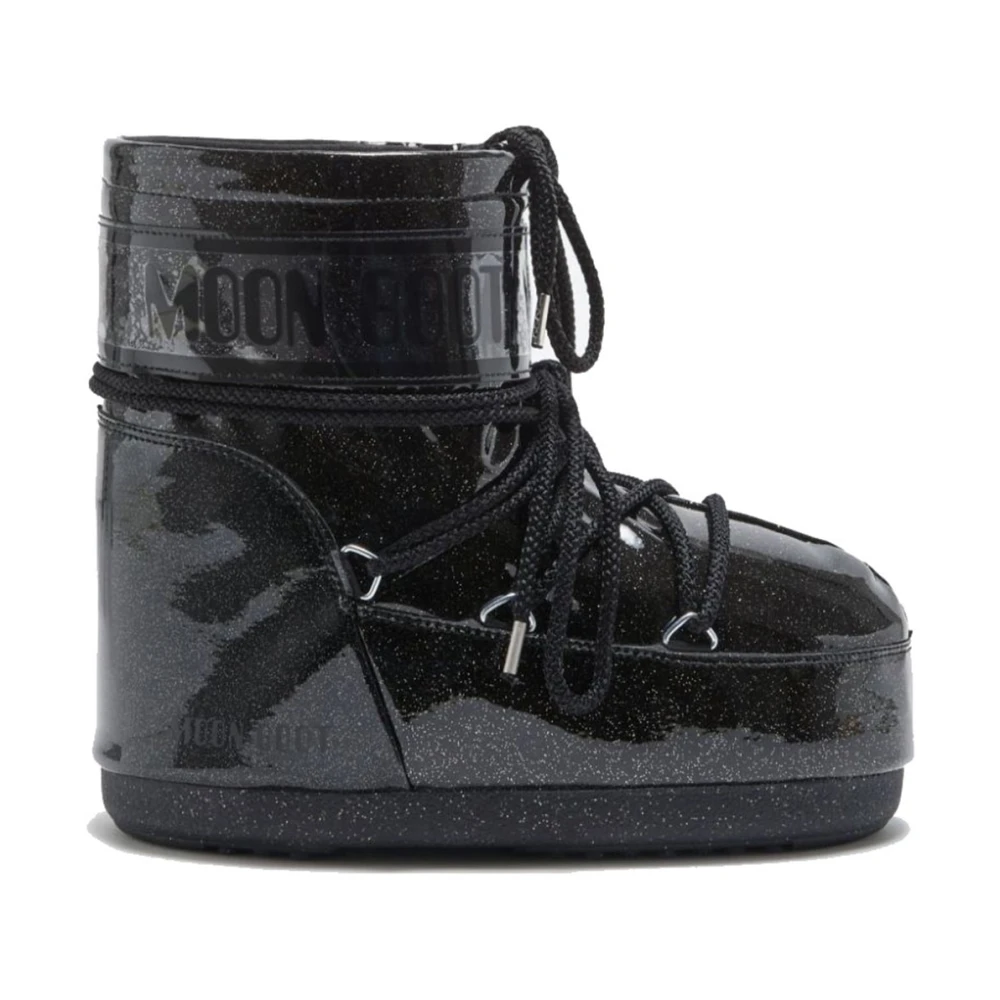 Moon boot Lage Glitter Icon Sneakers Black Dames