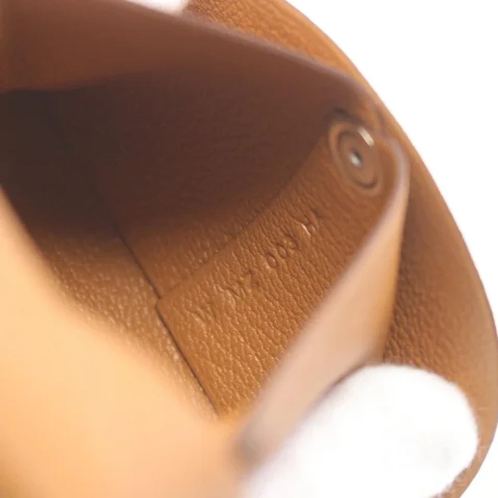 Hermès Vintage Pre-owned Leather wallets Brown Dames