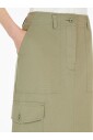 cargo-pocket-green-canvas-skirt
