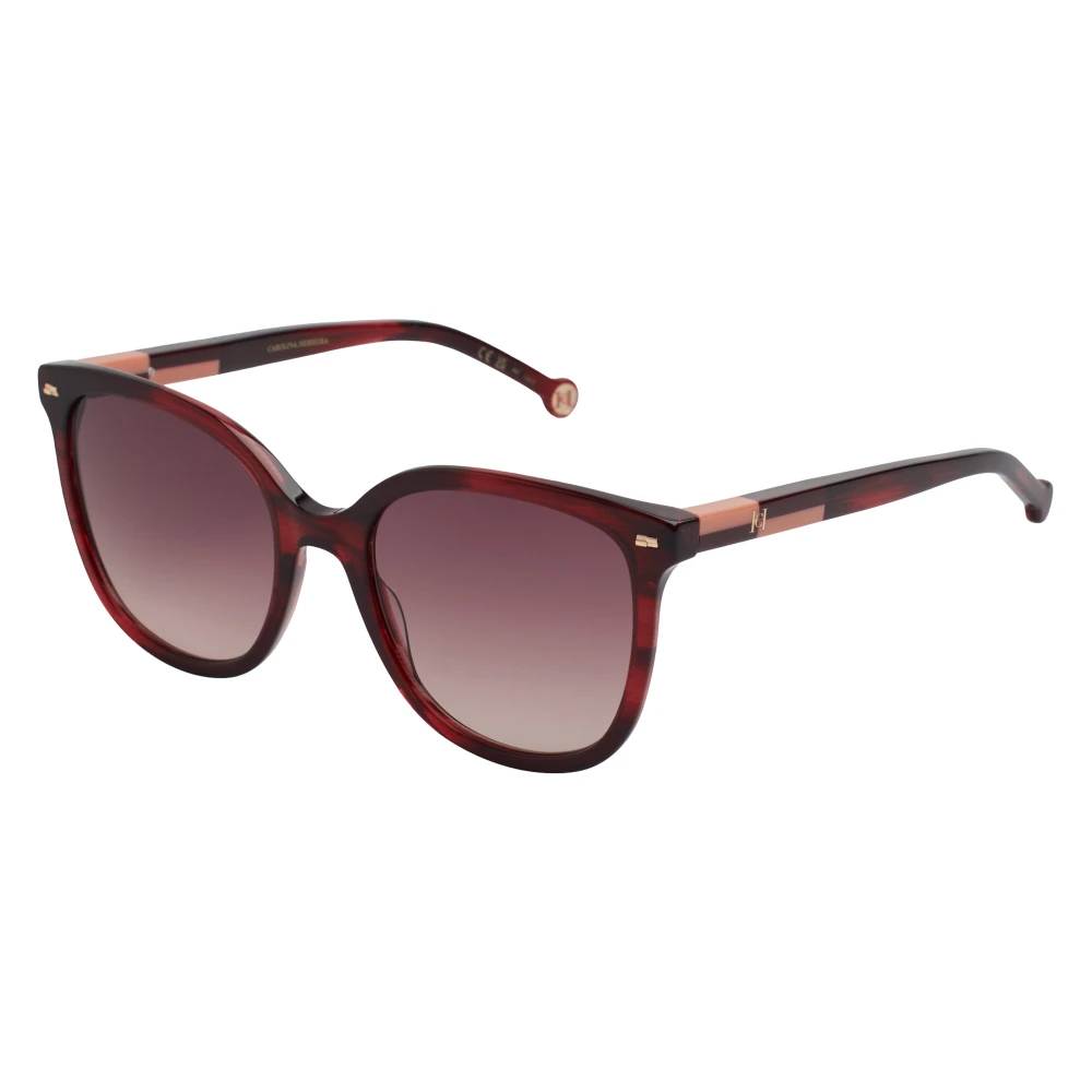 Carolina Herrera Women's Brown Butterfly Sunglasses With Acetate Frame