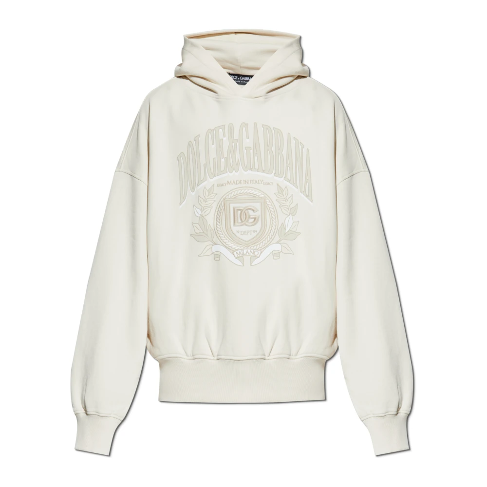 Dolce & Gabbana Stijlvolle Sweatshirts voor een Trendy Look Beige Heren