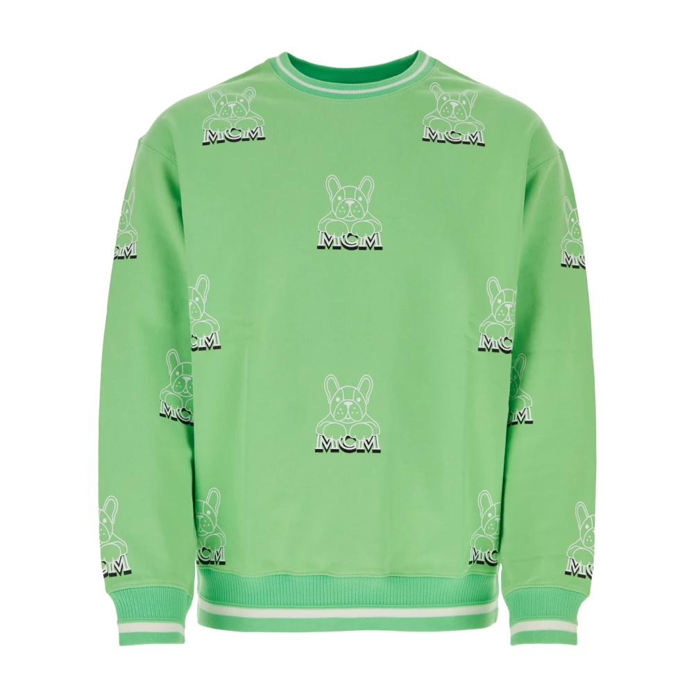 MCM Stijlvolle Sweatshirts voor Mannen en Vrouwen Green Heren