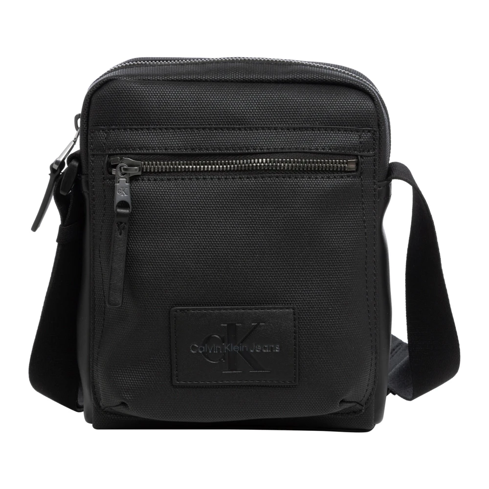 Calvin Klein Jeans Stijlvolle Crossbody Tas met Verstelbare Band Black Heren