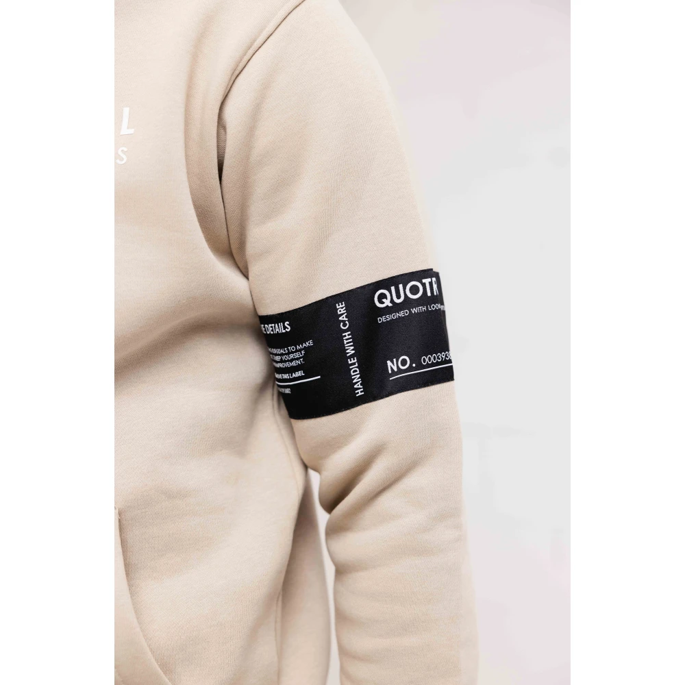 Quotrell Beige Heren Trainingspak Hoodie Winter Beige Heren