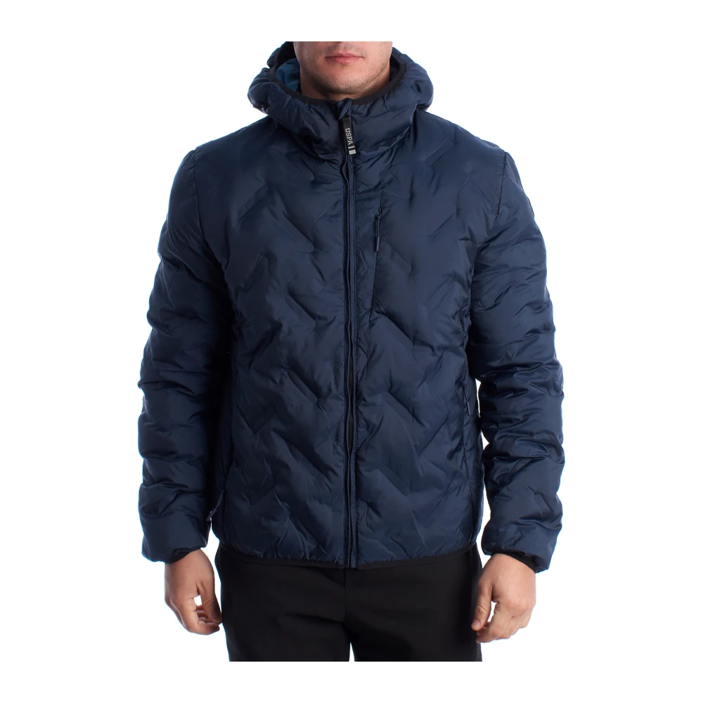 U.s. Polo Assn. Homme Bleu Vestes, Taille: 2XL Veste Rembourrée À Capuche