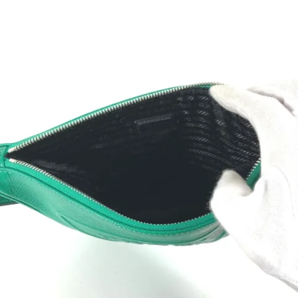 Prada Vintage Pre-owned Fabric prada-bags Green Dames