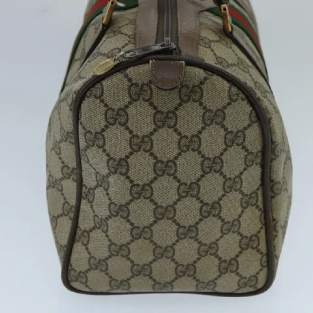 Gucci Vintage Pre-owned Fabric handbags Beige Dames