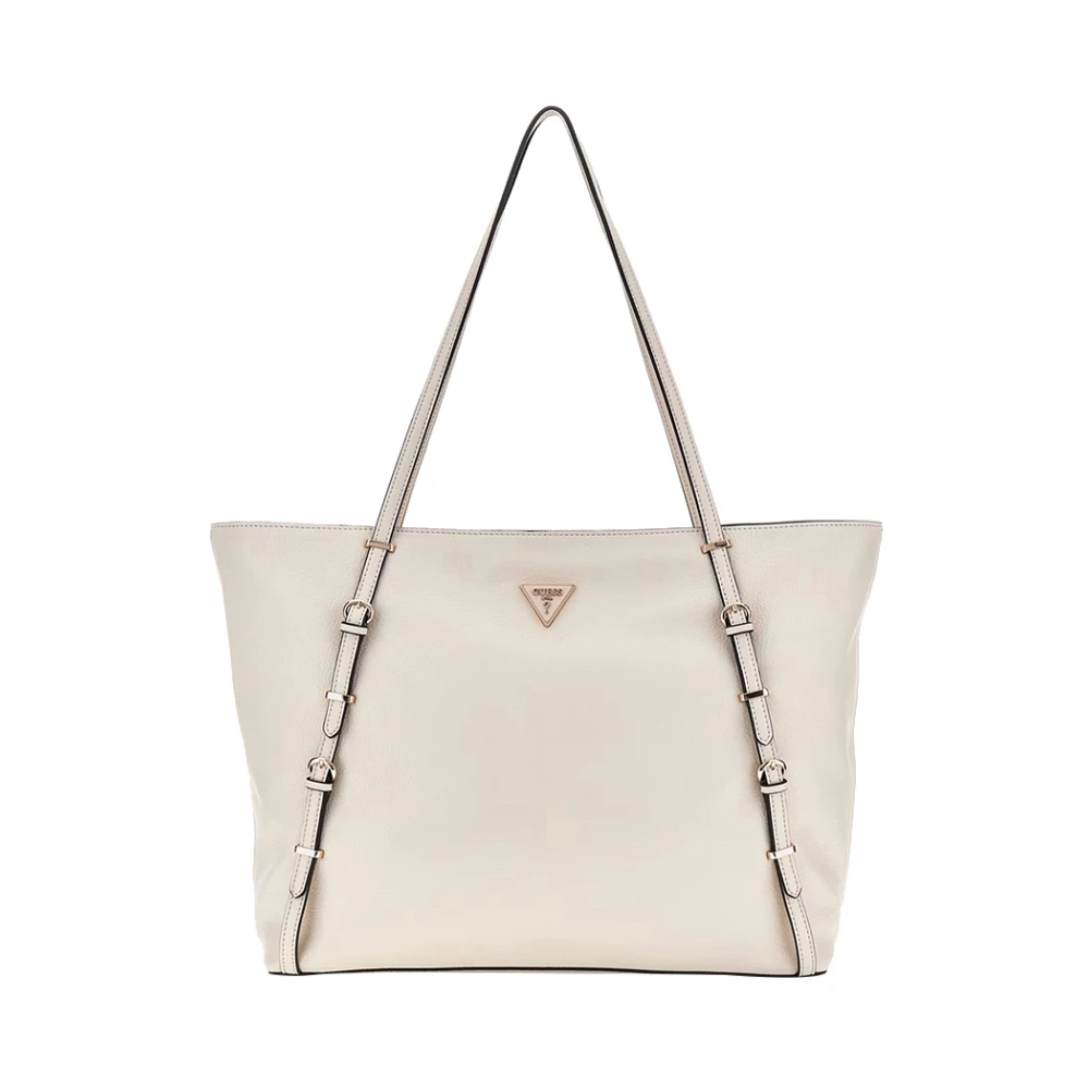 Guess Women's Cream/Golden Shoulder Bag With Details