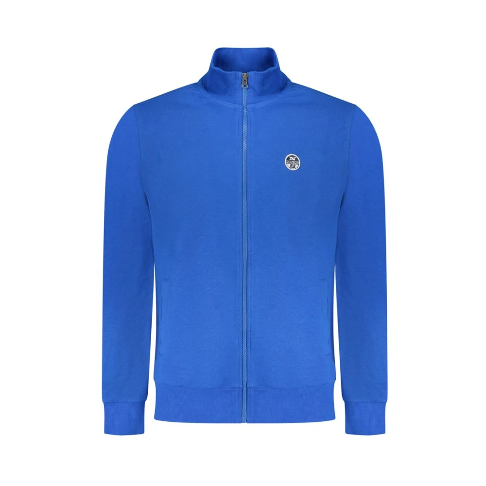 North Sails Men's Blue Zip-Throughs, 3XL, Cotton Sweatshirt