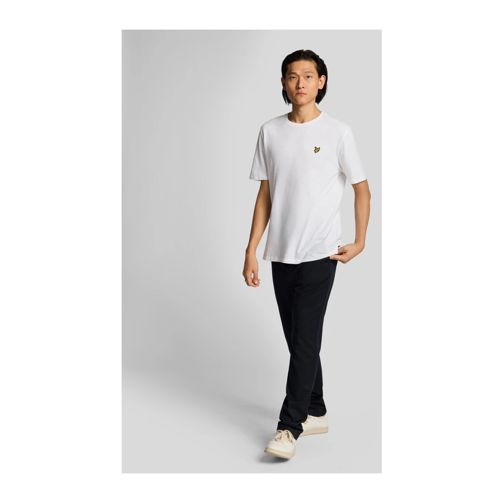 Lyle & Scott Broek Tapered Trekkoord Broek Blue Heren