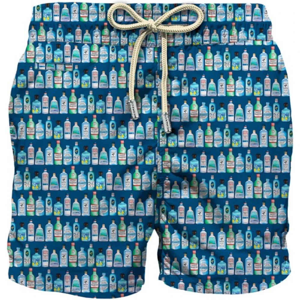 Mc2 Saint Barth Uomo Blu - Gustavia Swim Shorts - Swimwear - L