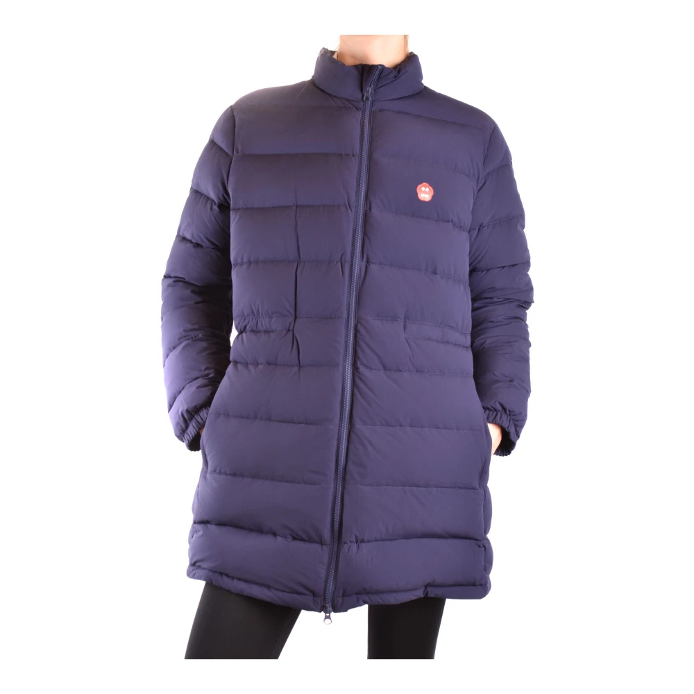 Aspesi Oversized Paarse Puffer Jacket Blue Dames