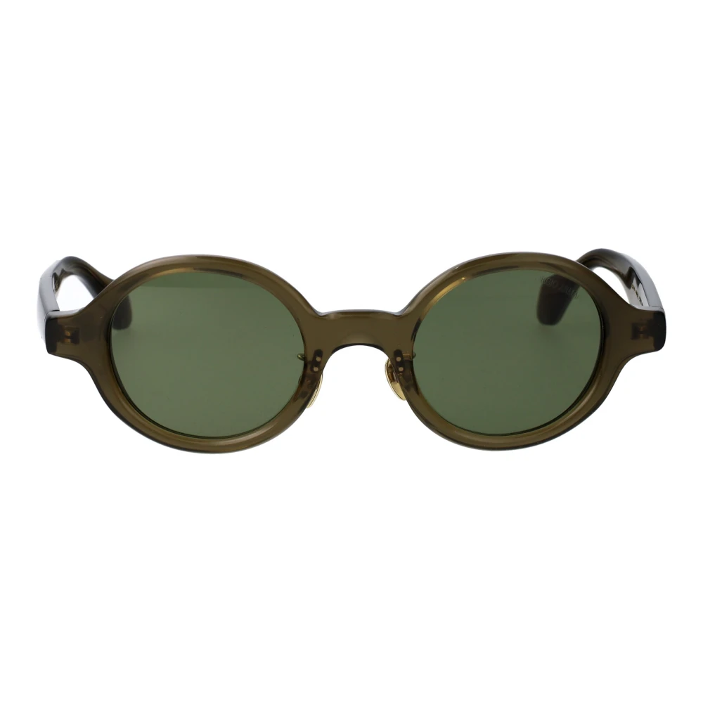 Giorgio Armani Men's Green Ar8205 60612A Man Sunglasses Acetate Round Normal - Image 4
