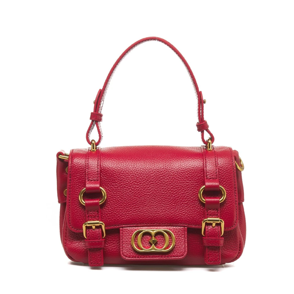 La Carrie Rode Leren Handtas Stijlvol Red Dames