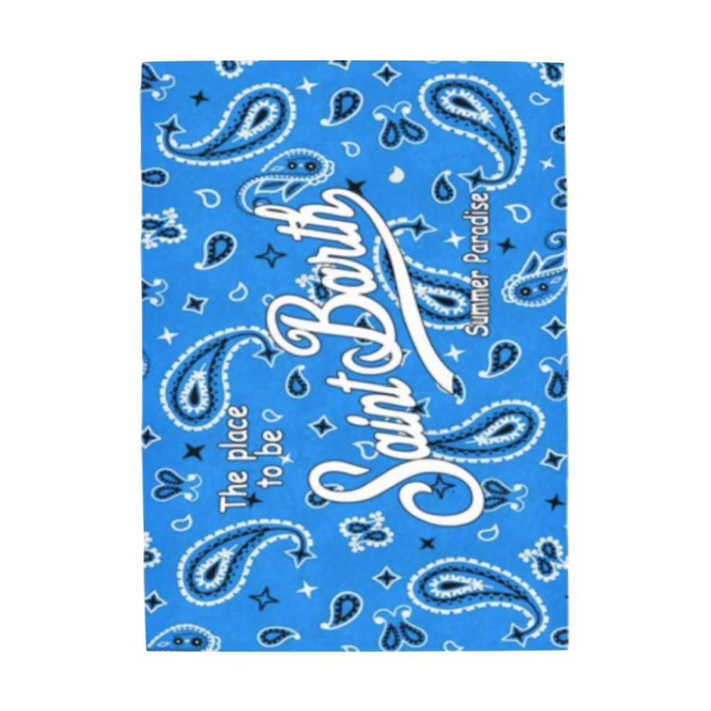 MC2 Saint Barth Luxe Spons Strandhanddoek Blue Unisex