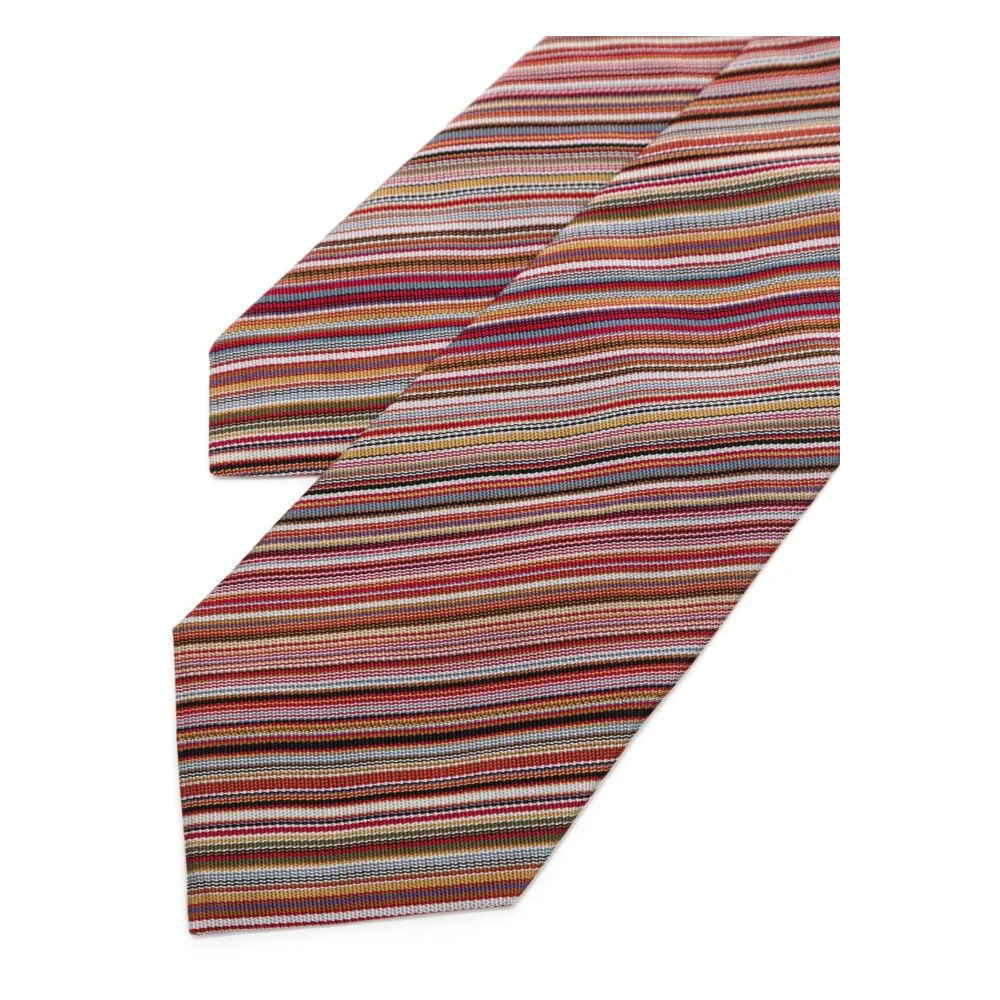 PS By Paul Smith Nieuwe Gestreepte Heren Stropdas Multicolor Heren