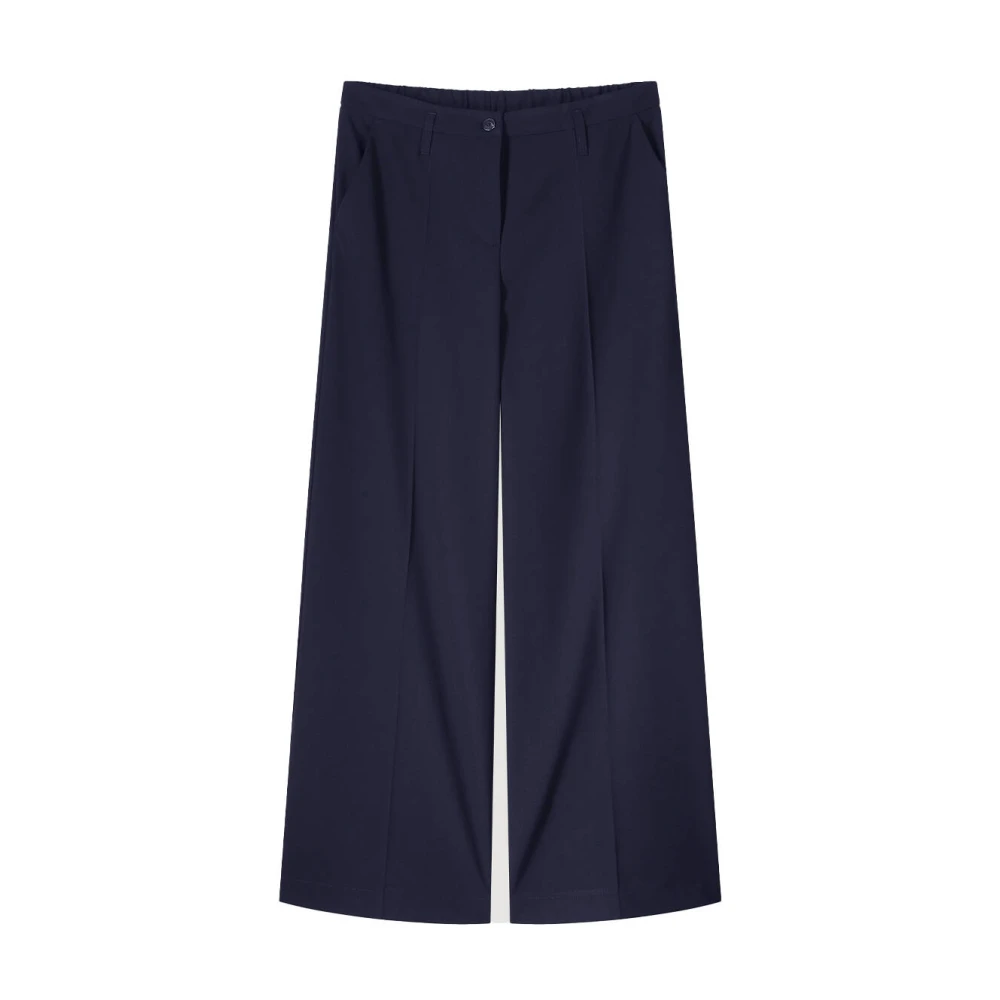 Summum Woman Verona Viscose Blend Stretch Broek Blue Dames