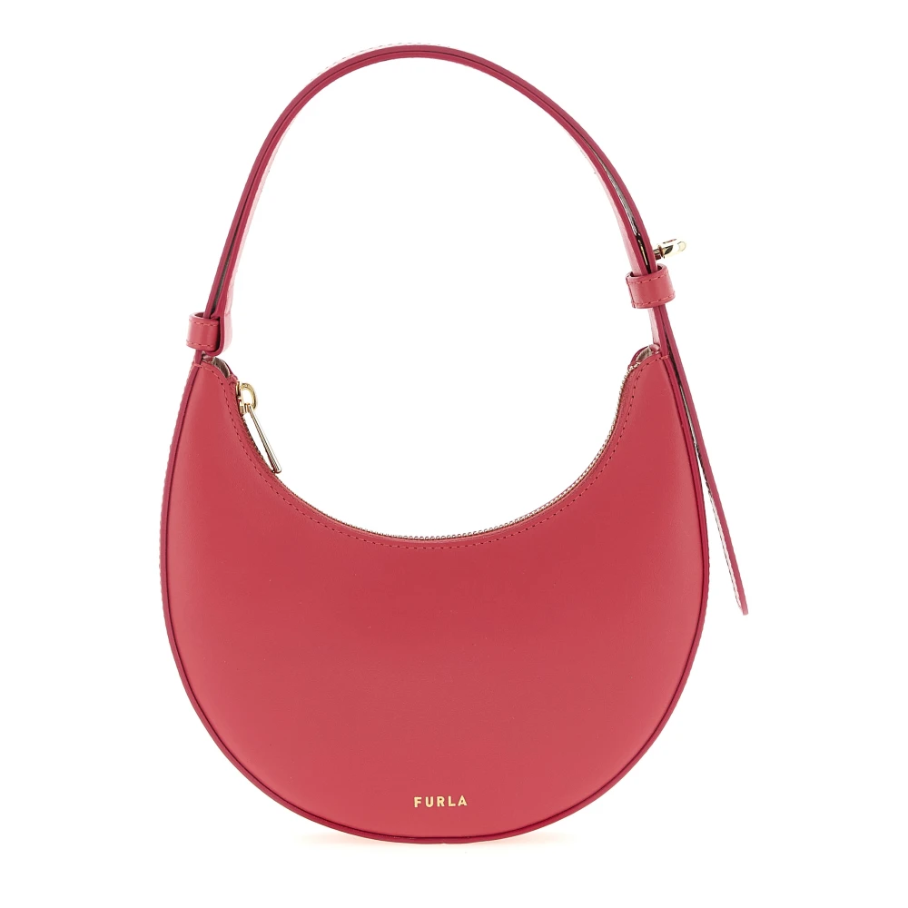 Furla Women's Pink Shoulder Bags, One Size, Delizia Mini Shoulder Bag