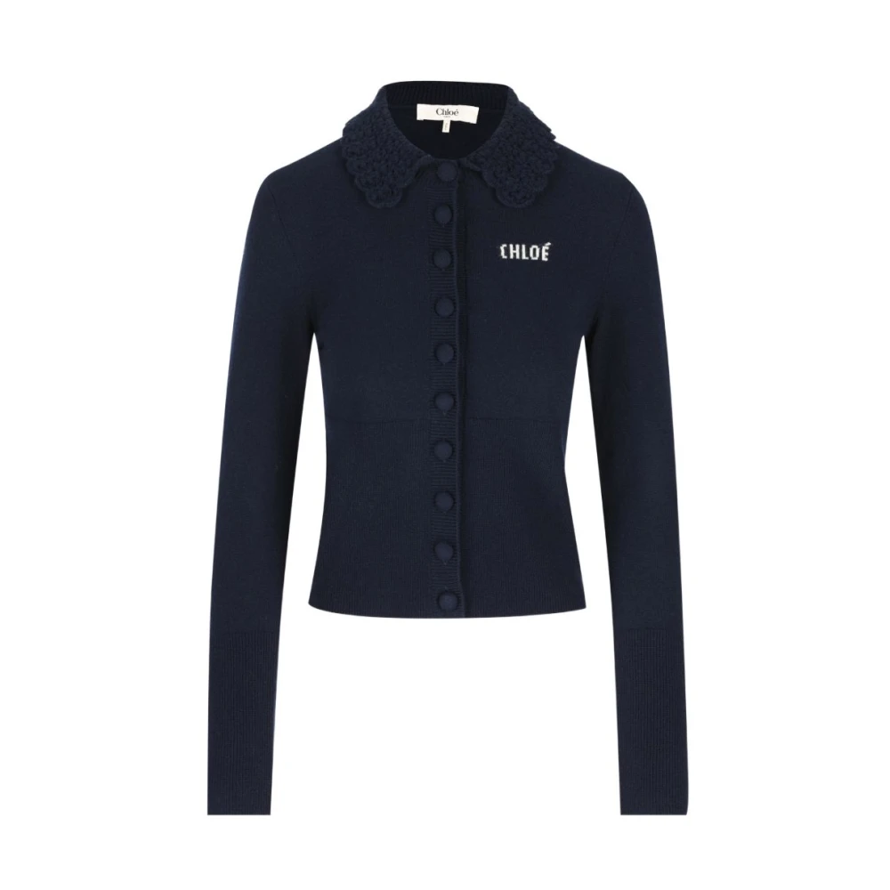 Chloé Cardigans, Female, L, Chloè Jumpers Blue
