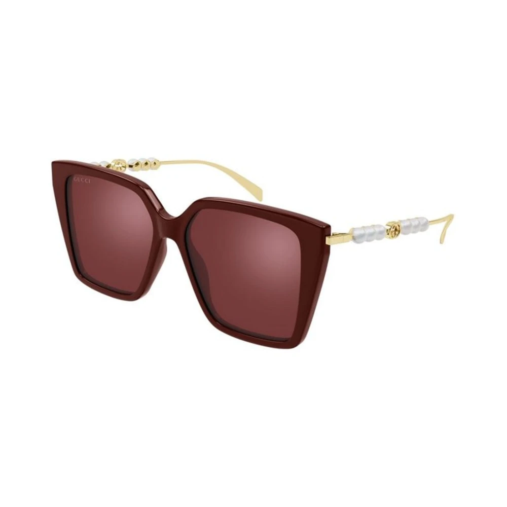 Gucci Women's Red Gg1967s 004 Sunglasses - Sunglasses - 54 Mm - Accessories
