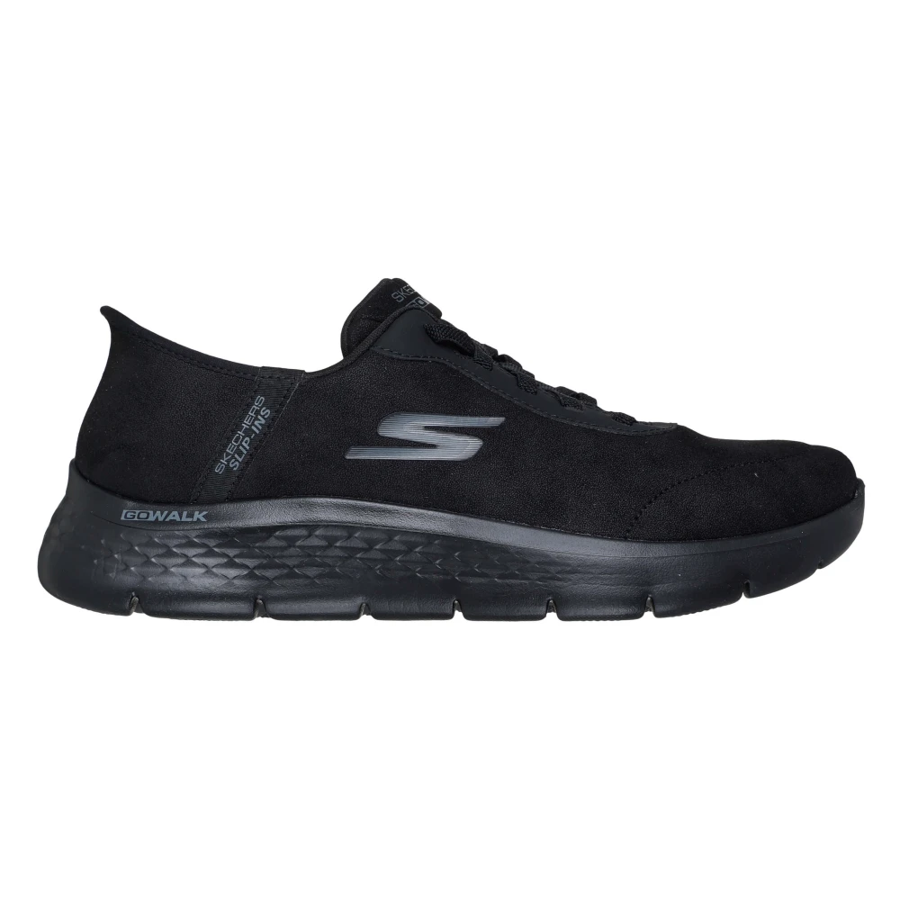 Skechers Slip Ins Go Walk Flex Smooth Motion Sneakers Black, Herr