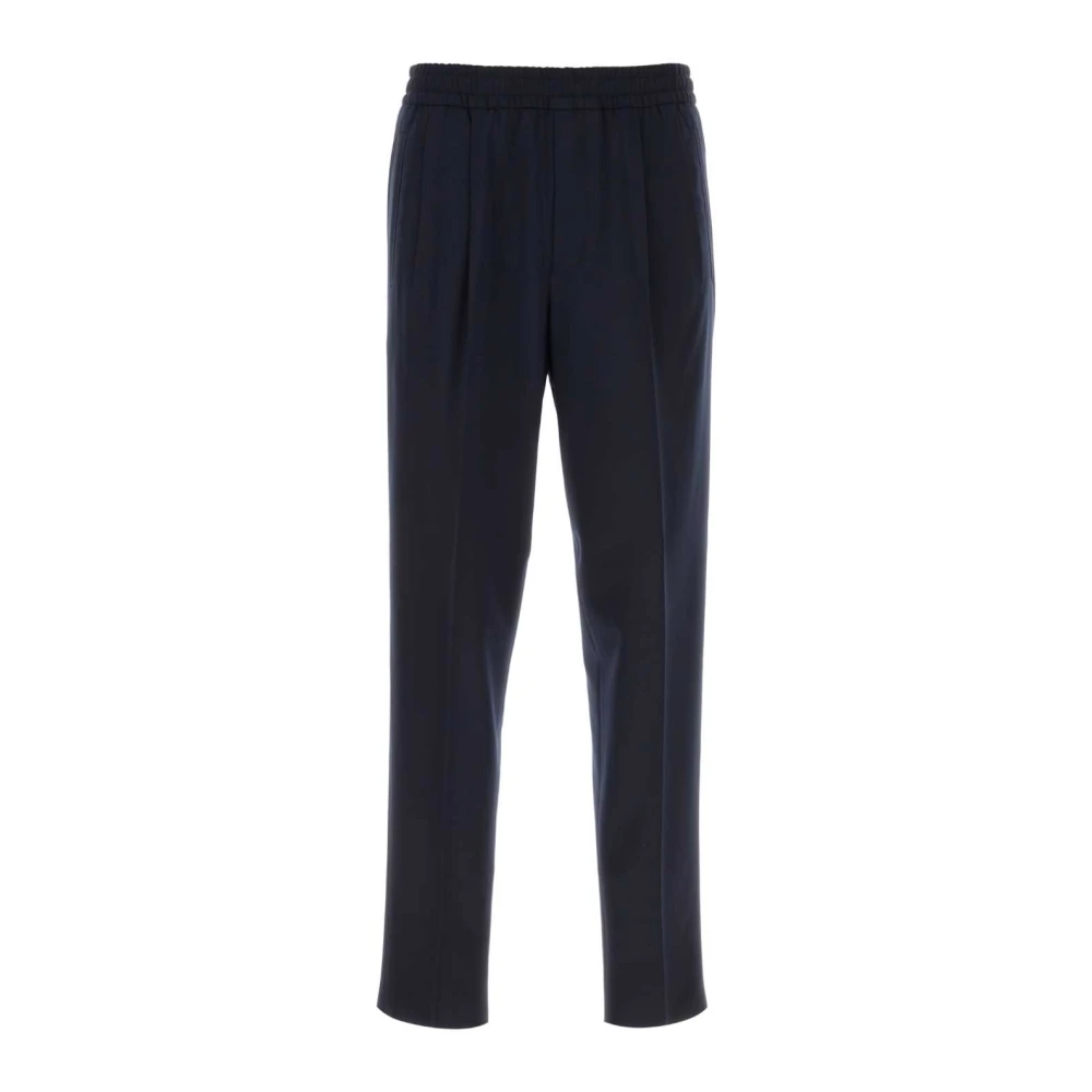 Z Zegna Midnight Blue Stretch Joggers Blue Heren