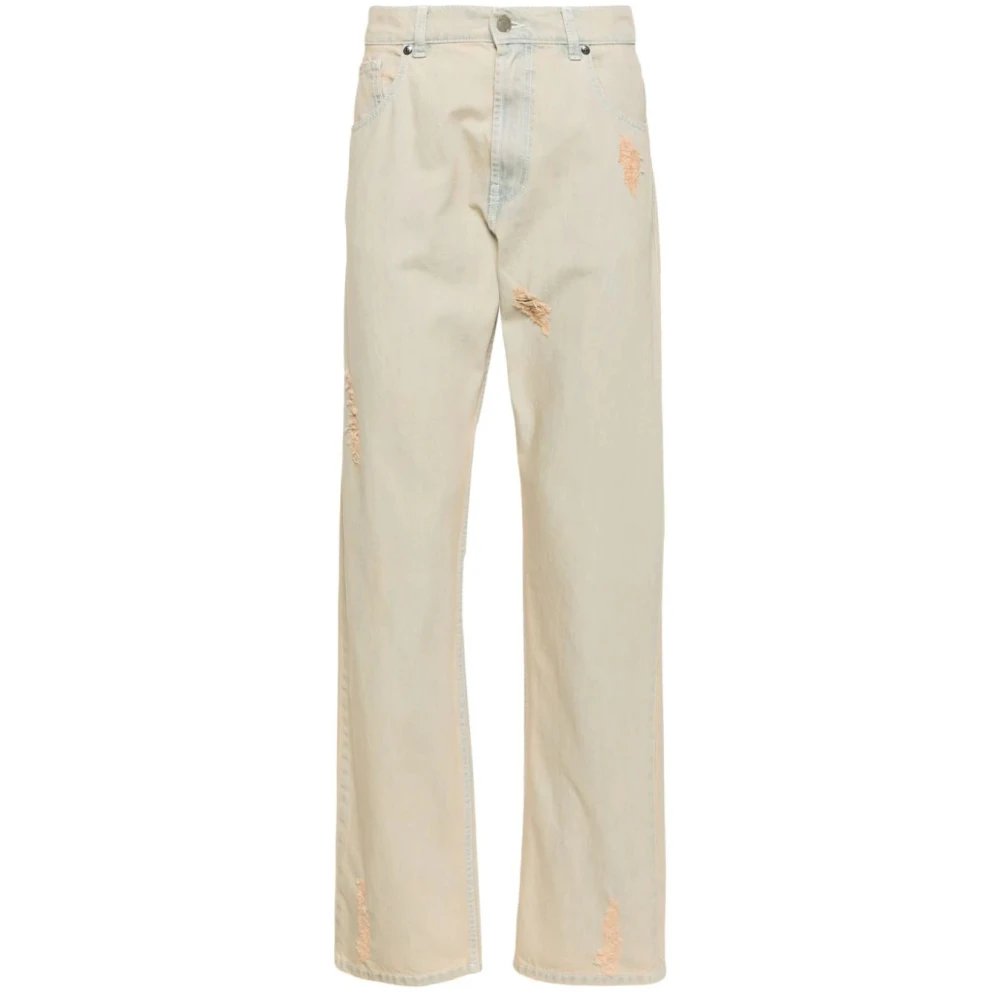 Msgm Trousers Blue Heren