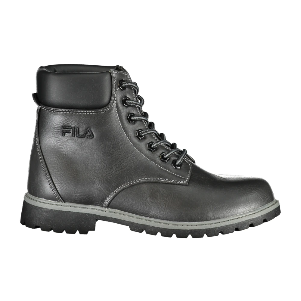 Fila Women's Black Lace-Up Boots, 4 Uk, Maverick Mid Ankle Boot