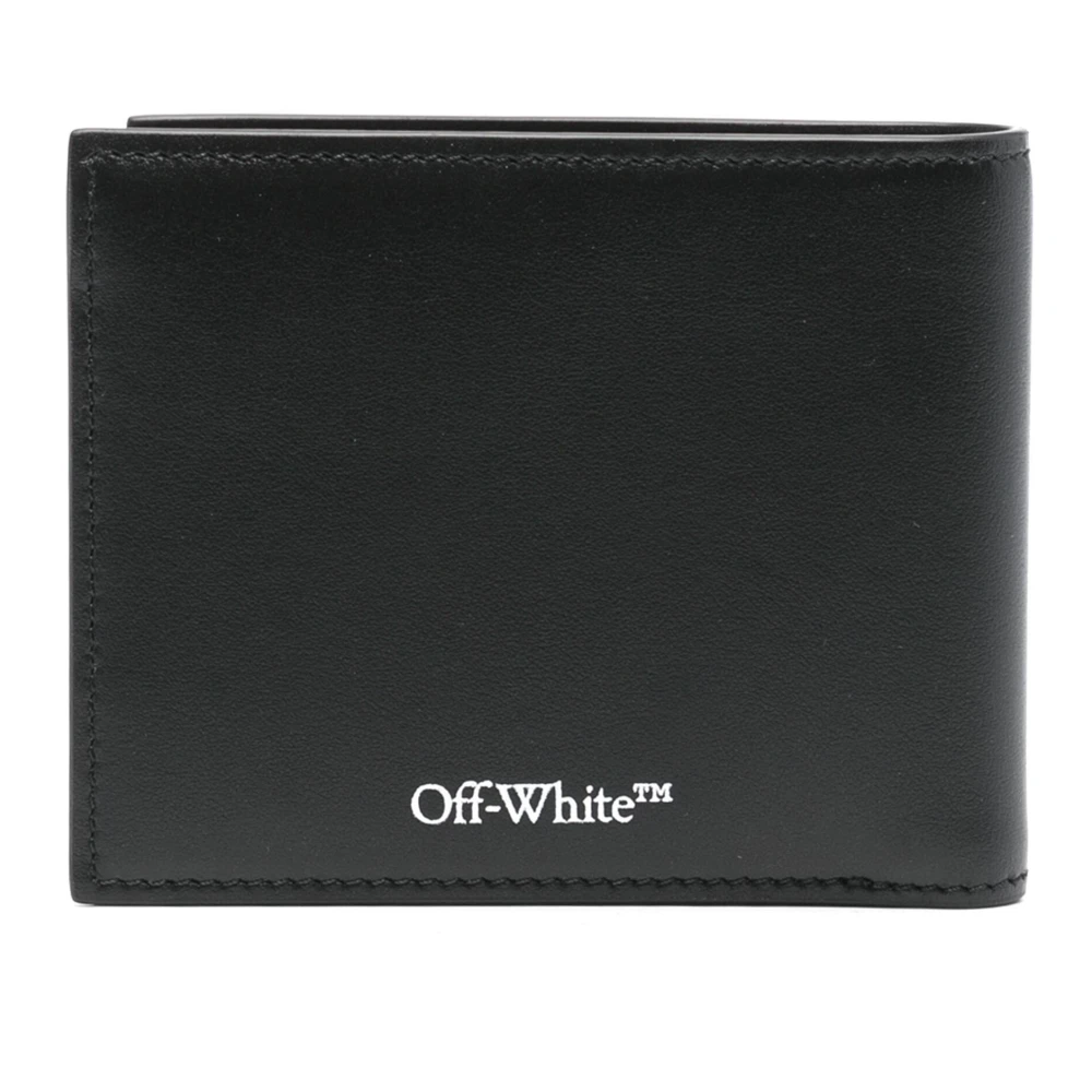 Off White Stijlvolle Bifold Portemonnee Black Heren