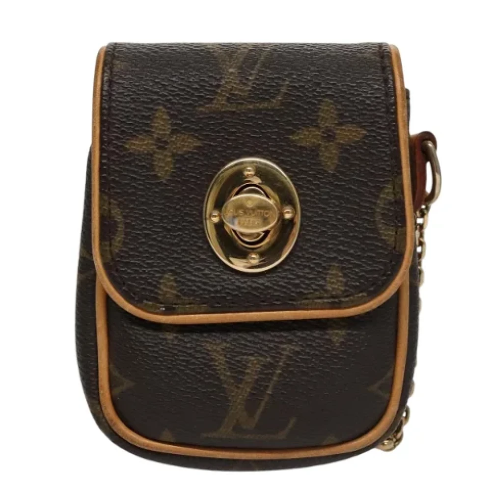 Louis Vuitton Vintage Pre-owned Canvas pouches Brown Dames