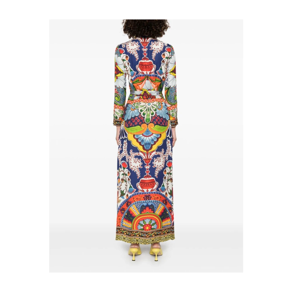 alice + olivia Bloemenprint knoopjurk Multicolor Dames