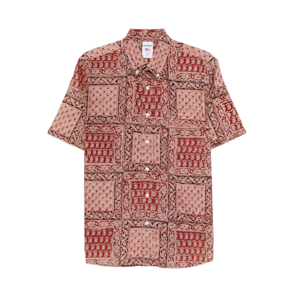 Sebago Multicolor Short Sleeve Shirts, Male, M, Crossriver