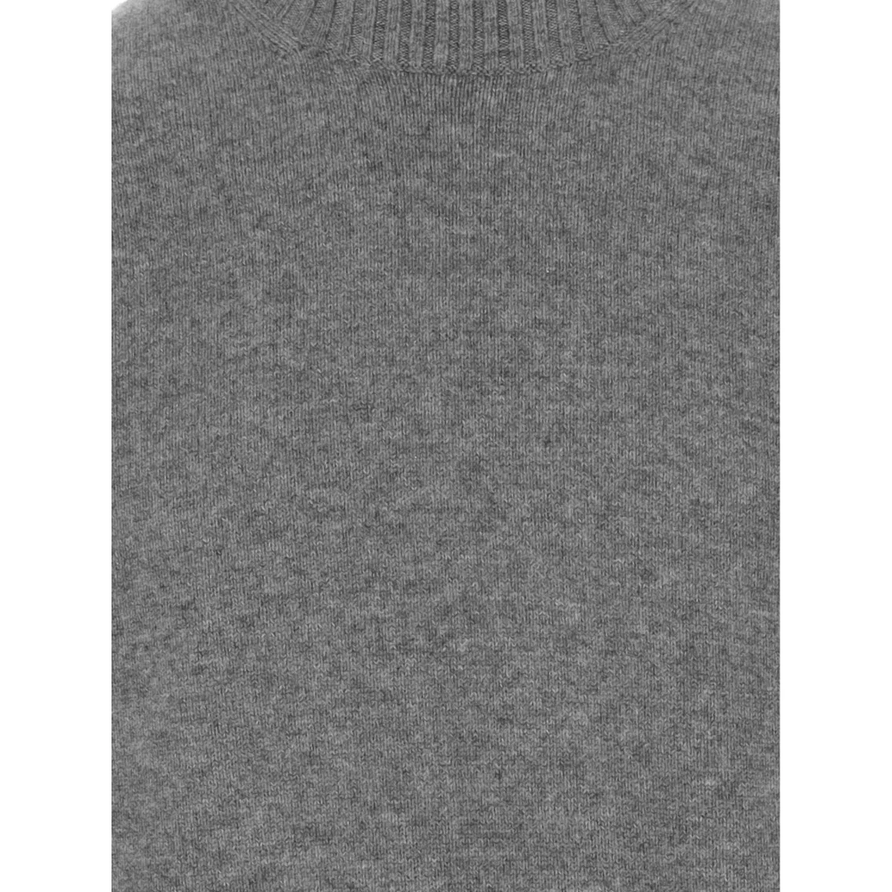 Vince Wol Kasjmier Crew Neck Trui Grijs Gray Heren