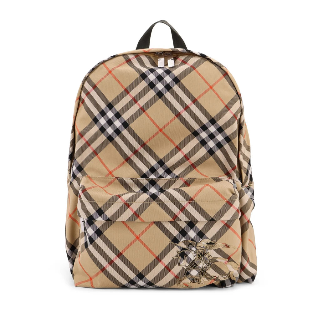 Burberry Men's Check Backpack